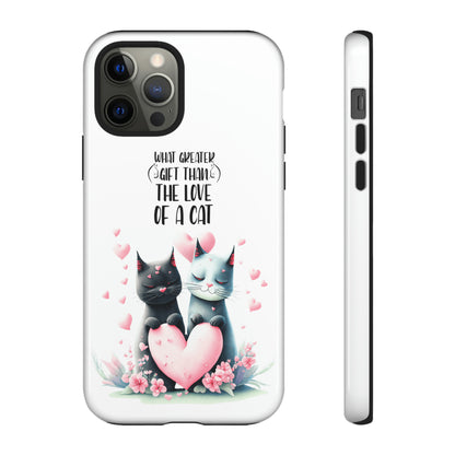 I Phone Tough Phone Cases- I Phone, Samsung, Google Pixel- cat