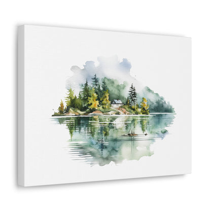 Canvas Gallery Wraps-Lake