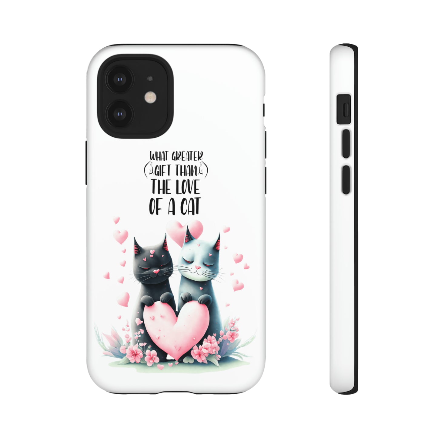 I Phone Tough Phone Cases- I Phone, Samsung, Google Pixel- cat