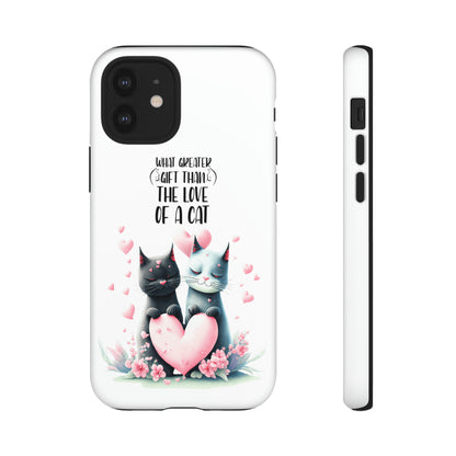 I Phone Tough Phone Cases- I Phone, Samsung, Google Pixel- cat