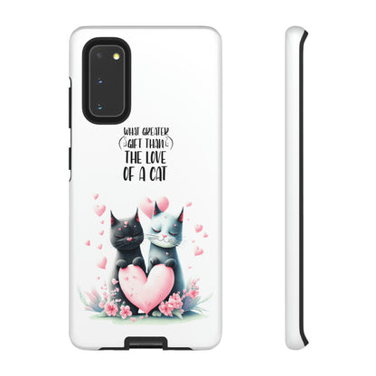 I Phone Tough Phone Cases- I Phone, Samsung, Google Pixel- cat