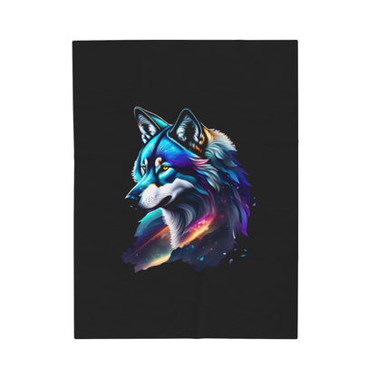 Blanket -Arctic Fleece Blanket -Wolf