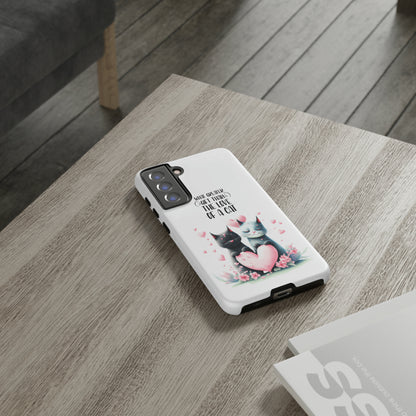 I Phone Tough Phone Cases- I Phone, Samsung, Google Pixel- cat