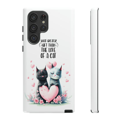 I Phone Tough Phone Cases- I Phone, Samsung, Google Pixel- cat