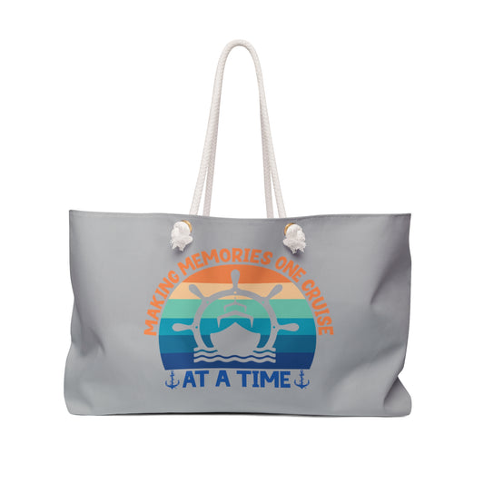 Bag- Weekender Bag- Making Memories on cruise at a time