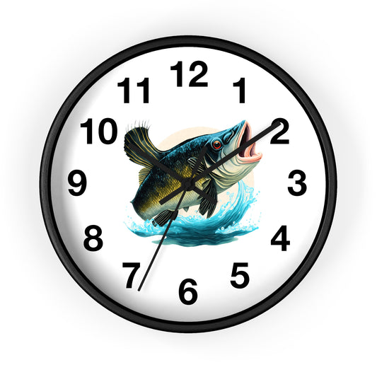 Wall Clock- Fishing Time