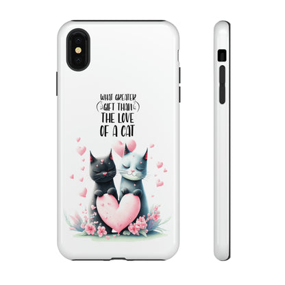 I Phone Tough Phone Cases- I Phone, Samsung, Google Pixel- cat