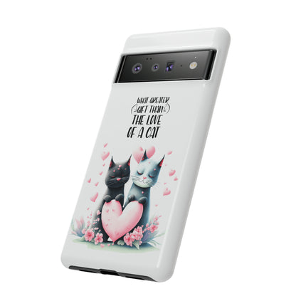 I Phone Tough Phone Cases- I Phone, Samsung, Google Pixel- cat