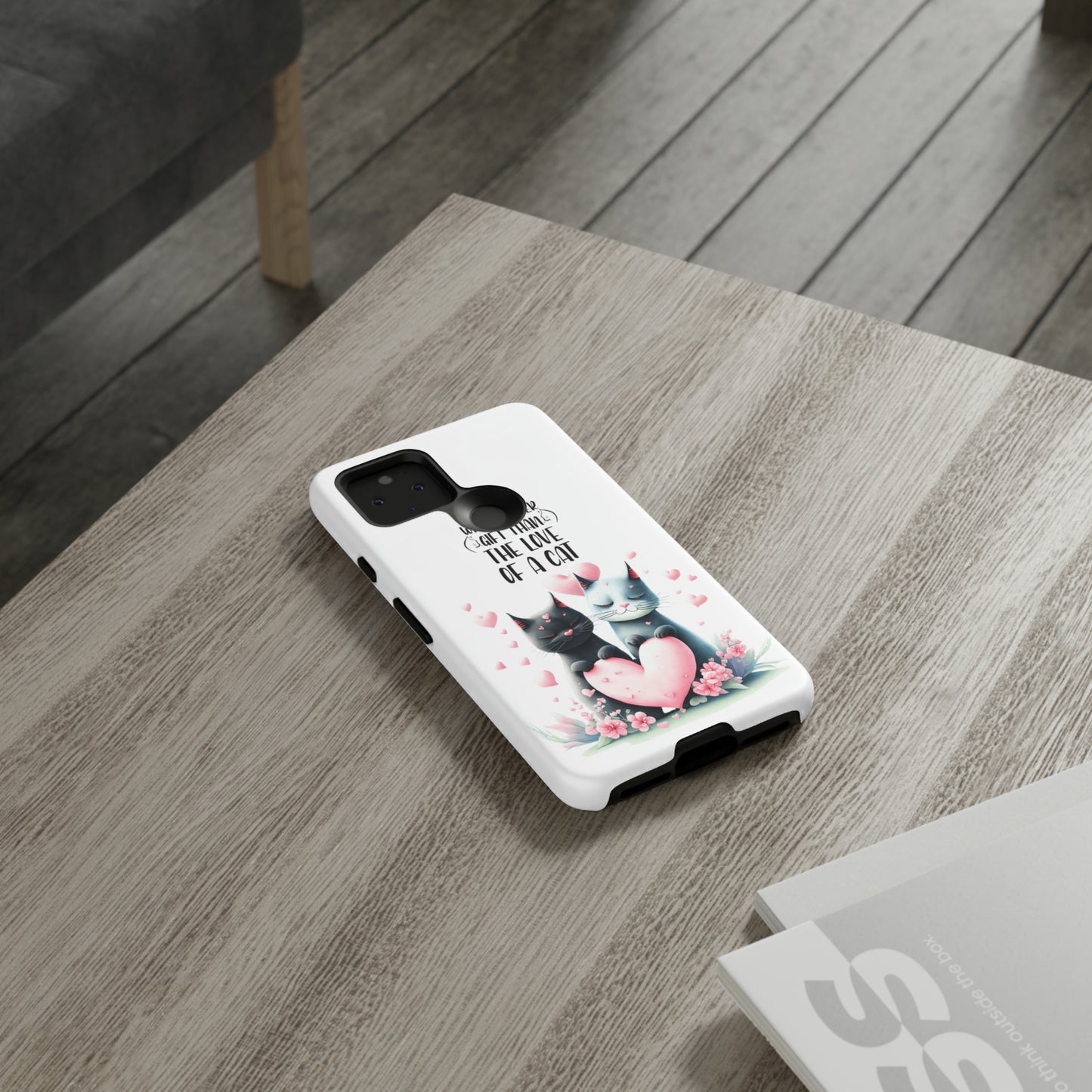 I Phone Tough Phone Cases- I Phone, Samsung, Google Pixel- cat