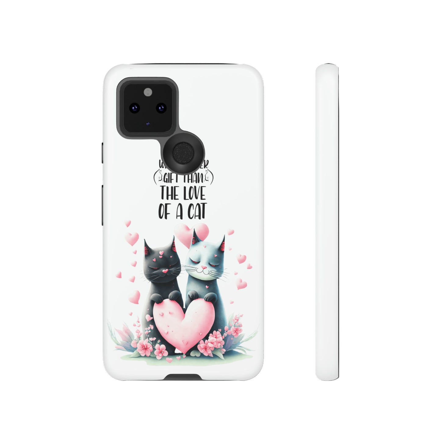 I Phone Tough Phone Cases- I Phone, Samsung, Google Pixel- cat