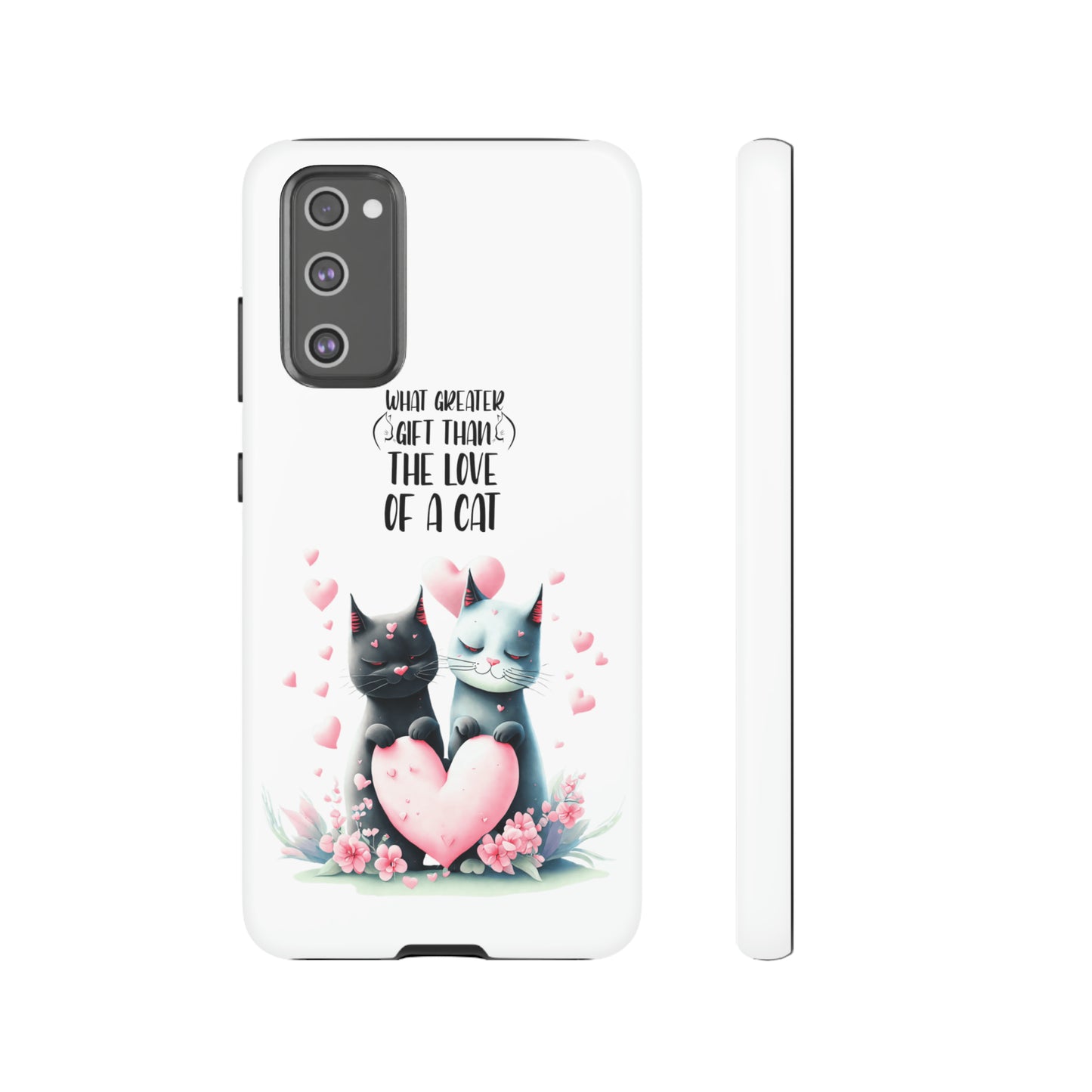 I Phone Tough Phone Cases- I Phone, Samsung, Google Pixel- cat