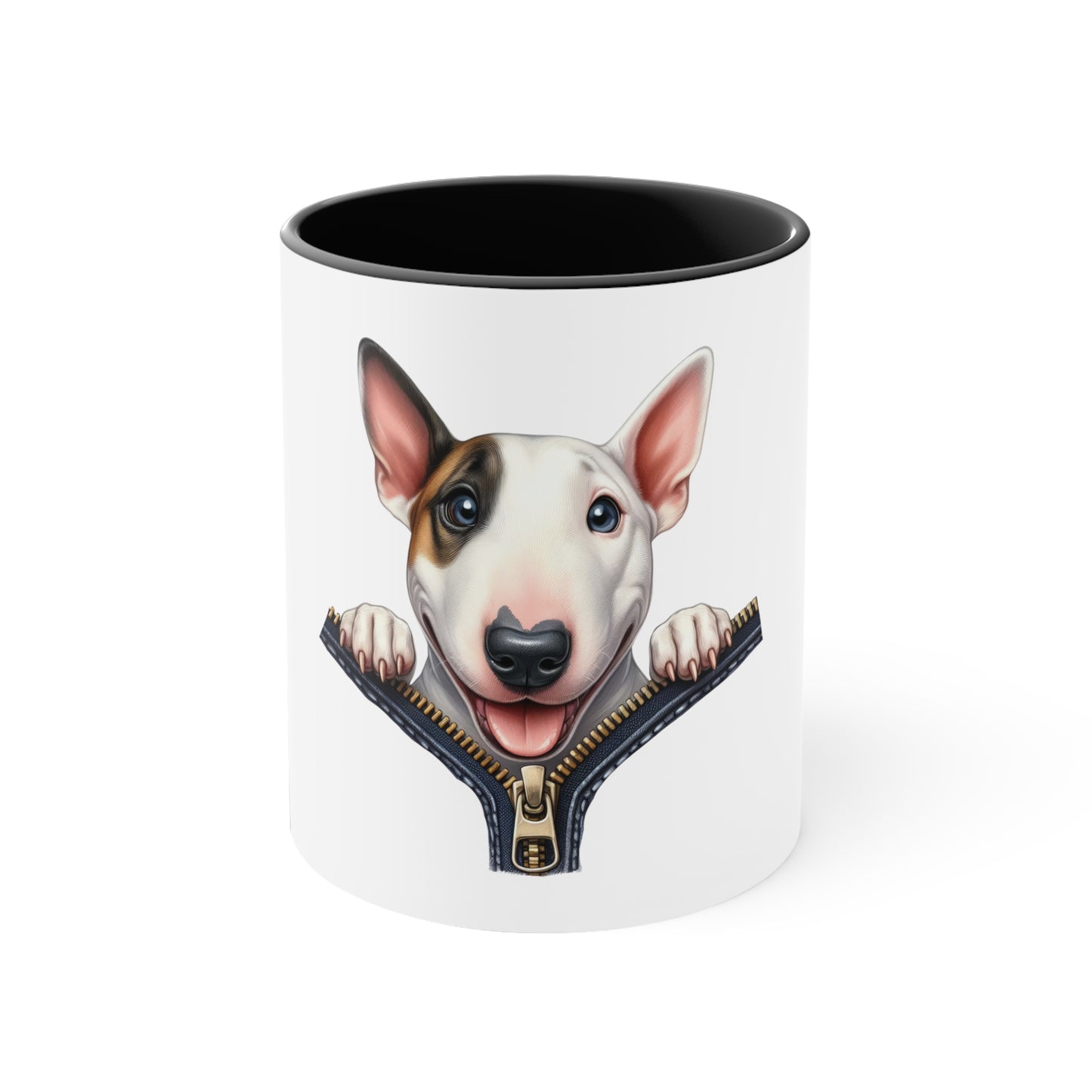 Accent Coffee Mug, 11oz- Bull Terrier