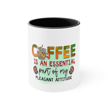 Accent Coffee Mug, 11oz- Coffee is My Attitude