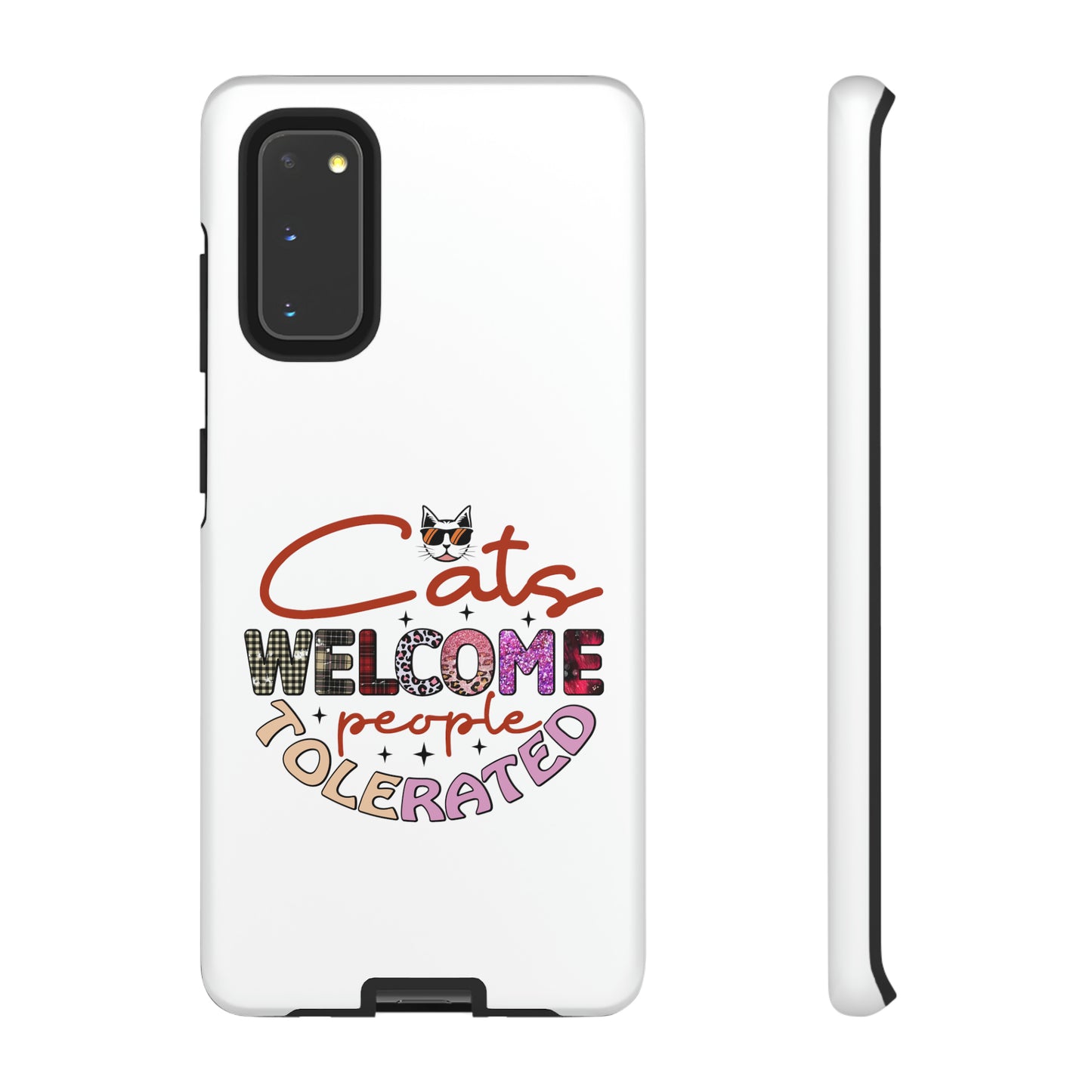 I Phone 15 Tough Cases- Cats Welcome