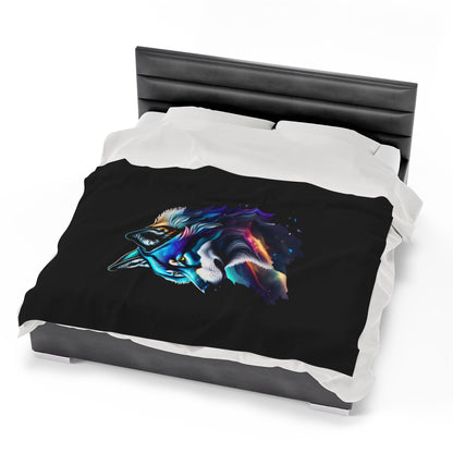 Blanket -Arctic Fleece Blanket -Wolf