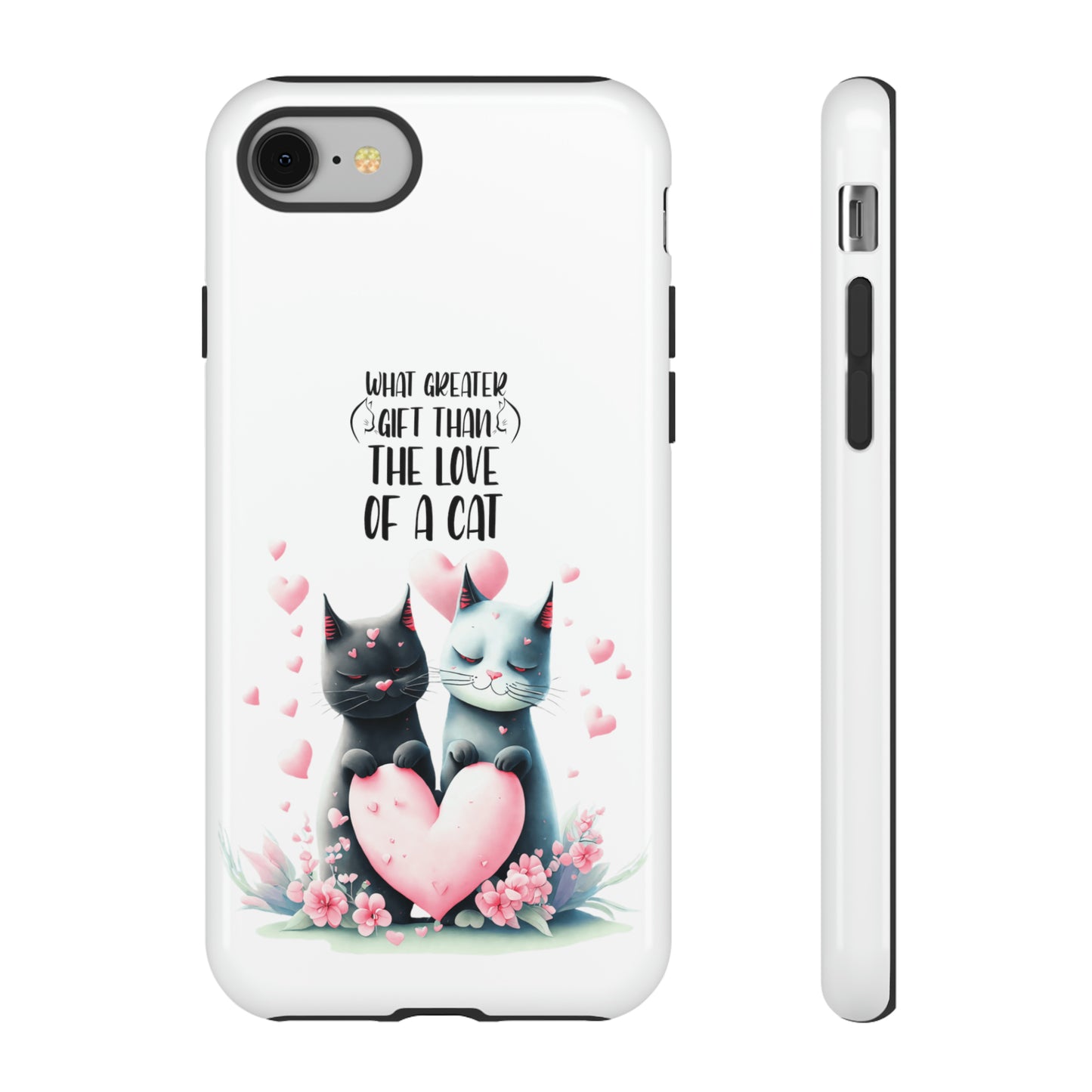 I Phone Tough Phone Cases- I Phone, Samsung, Google Pixel- cat