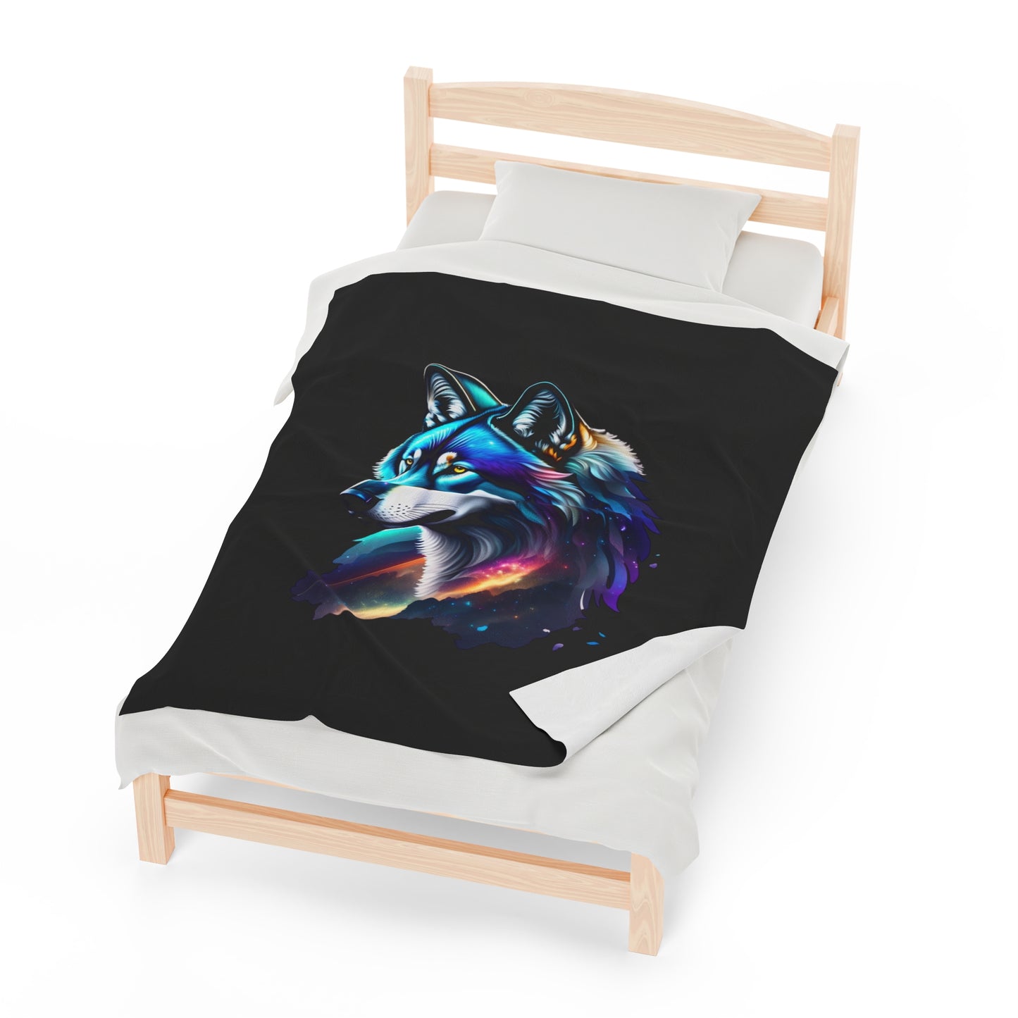 Blanket -Arctic Fleece Blanket -Wolf