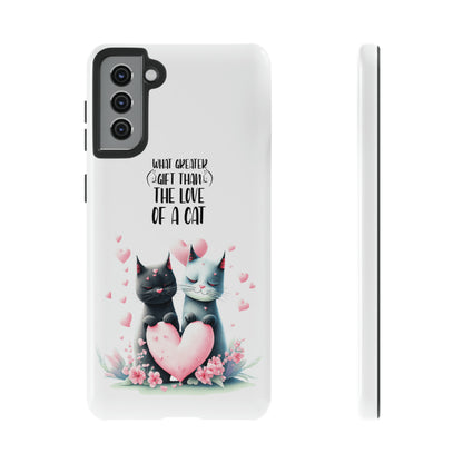 I Phone Tough Phone Cases- I Phone, Samsung, Google Pixel- cat