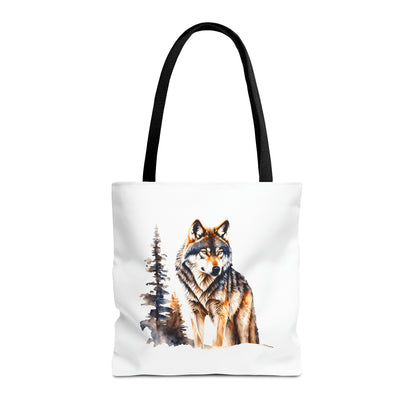 Canvas Tote Bag - wolf
