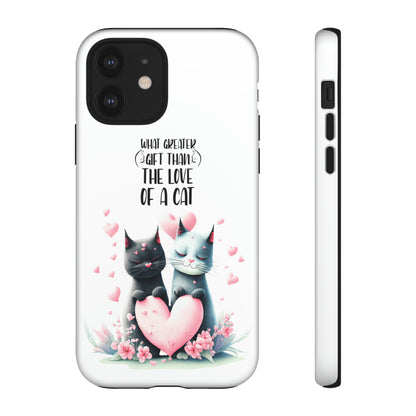 I Phone Tough Phone Cases- I Phone, Samsung, Google Pixel- cat