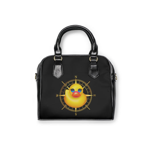 Shoulder Handbag- Compass Duckie