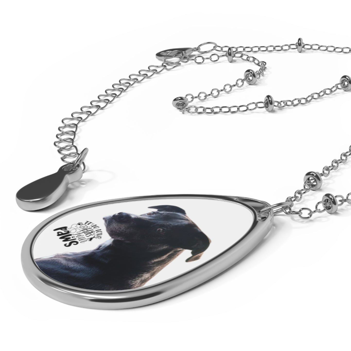 Oval Necklace- In Memory of your Dog