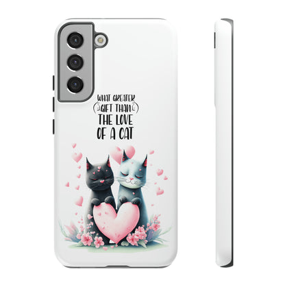 I Phone Tough Phone Cases- I Phone, Samsung, Google Pixel- cat