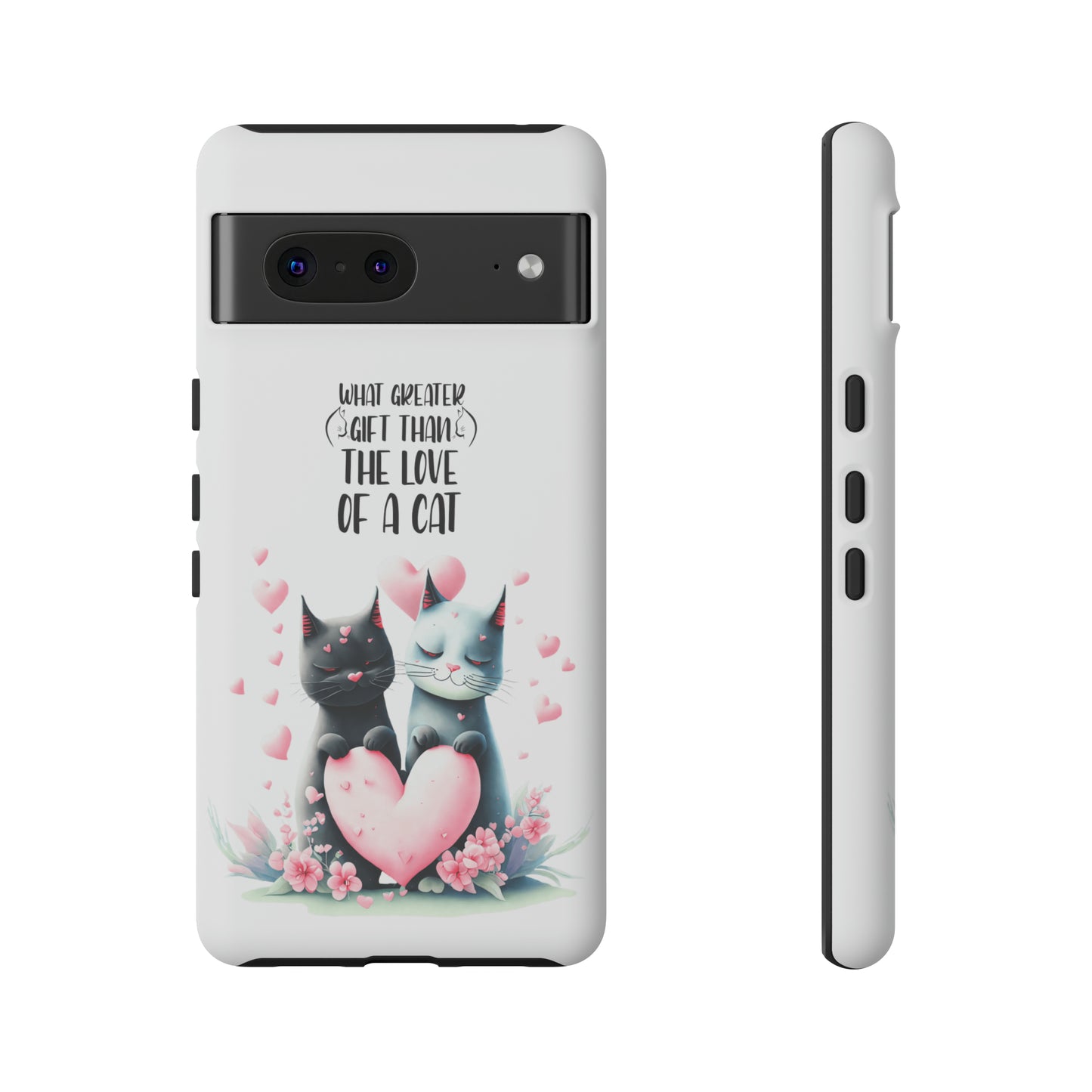 I Phone Tough Phone Cases- I Phone, Samsung, Google Pixel- cat