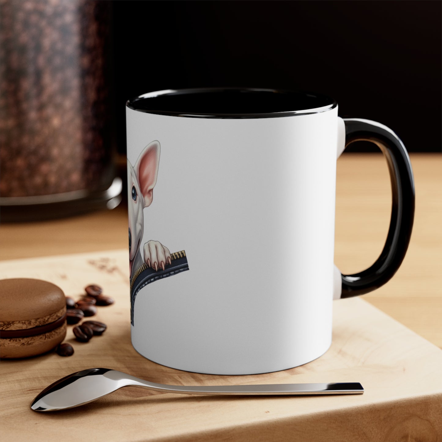 Accent Coffee Mug, 11oz- Bull Terrier