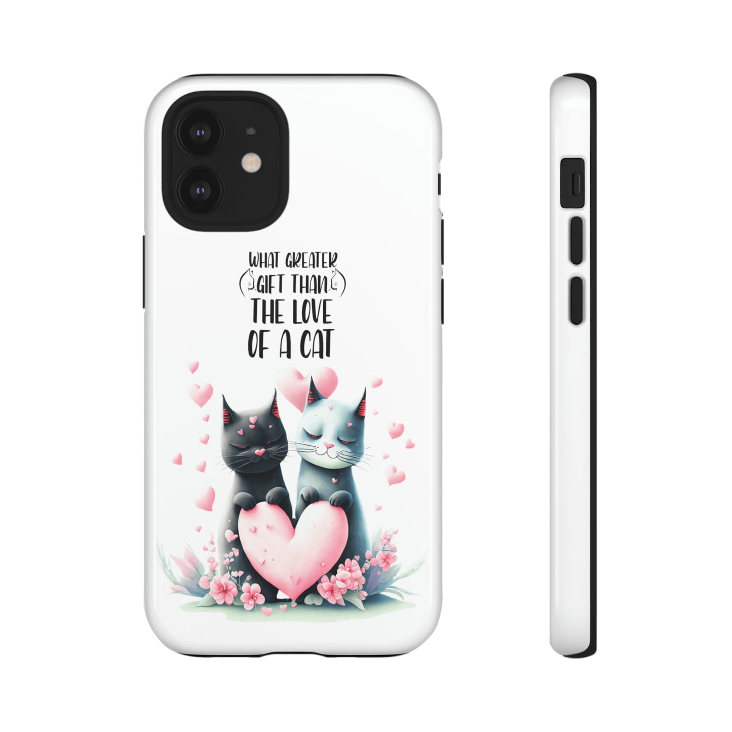 I Phone Tough Phone Cases- I Phone, Samsung, Google Pixel- cat