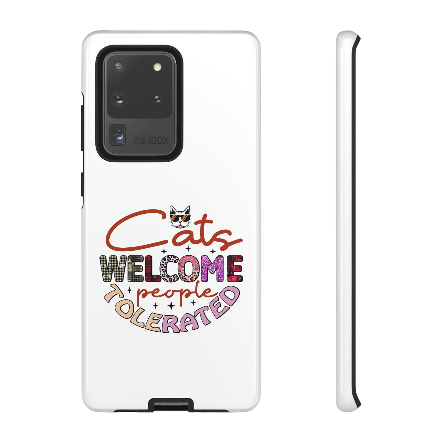 I Phone 15 Tough Cases- Cats Welcome