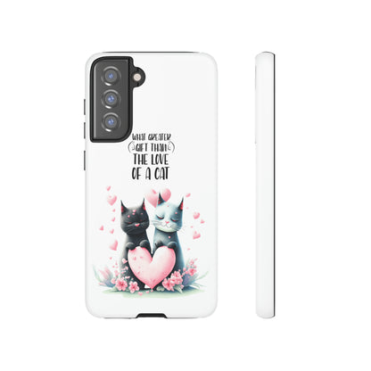 I Phone Tough Phone Cases- I Phone, Samsung, Google Pixel- cat