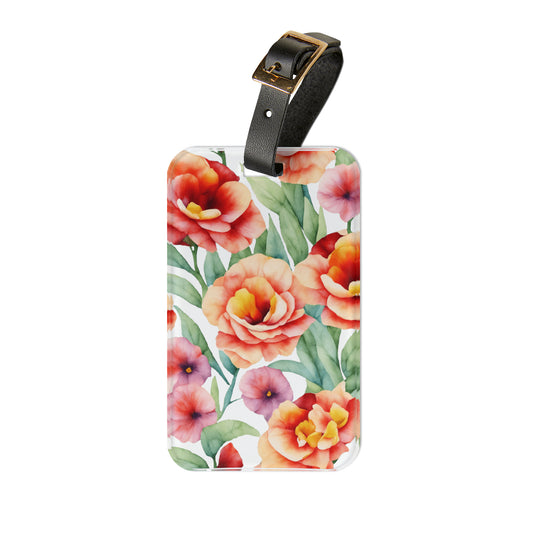 Luggage Tag- Flower design