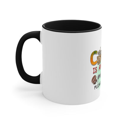 Accent Coffee Mug, 11oz- Coffee is My Attitude