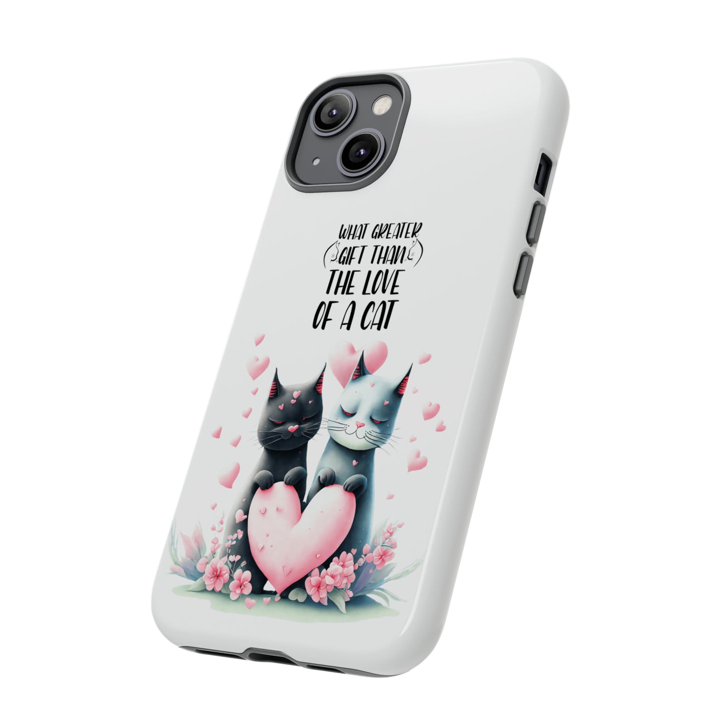 I Phone Tough Phone Cases- I Phone, Samsung, Google Pixel- cat