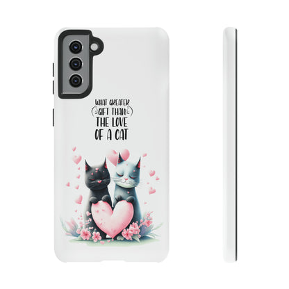 I Phone Tough Phone Cases- I Phone, Samsung, Google Pixel- cat