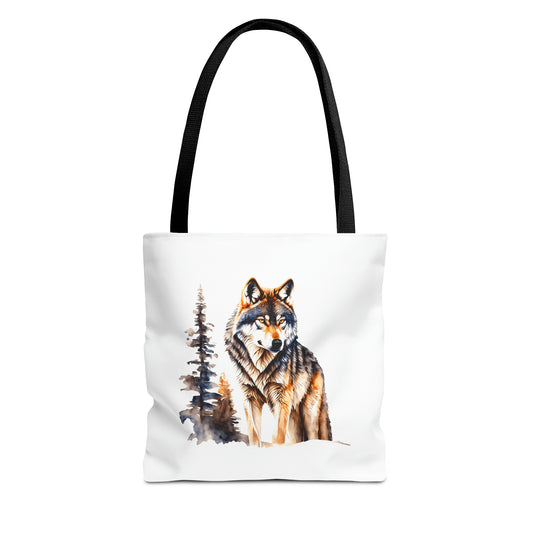 Canvas Tote Bag - wolf