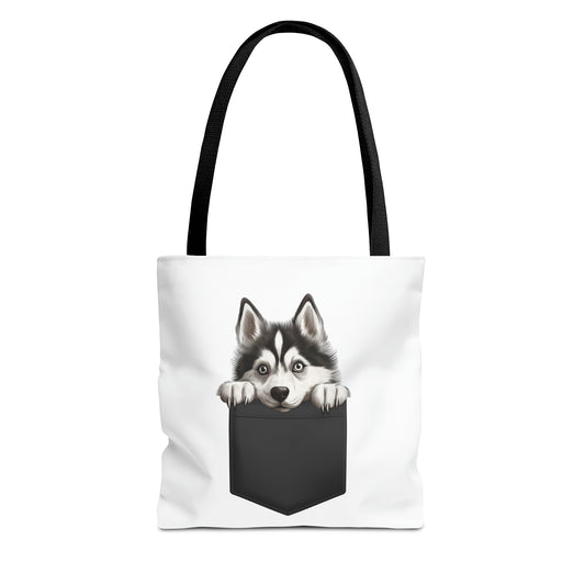 Canvas Tote Bag - Husky