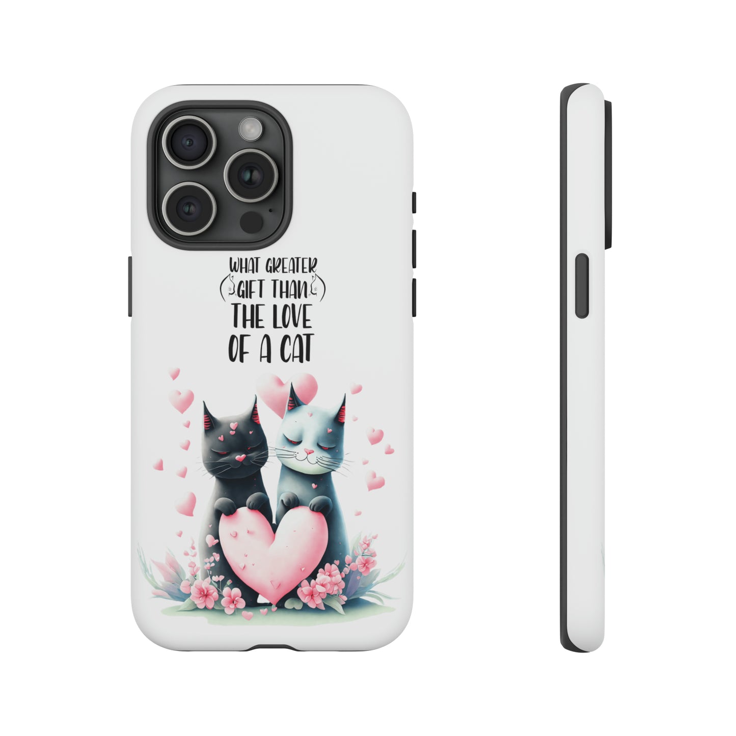 I Phone Tough Phone Cases- I Phone, Samsung, Google Pixel- cat