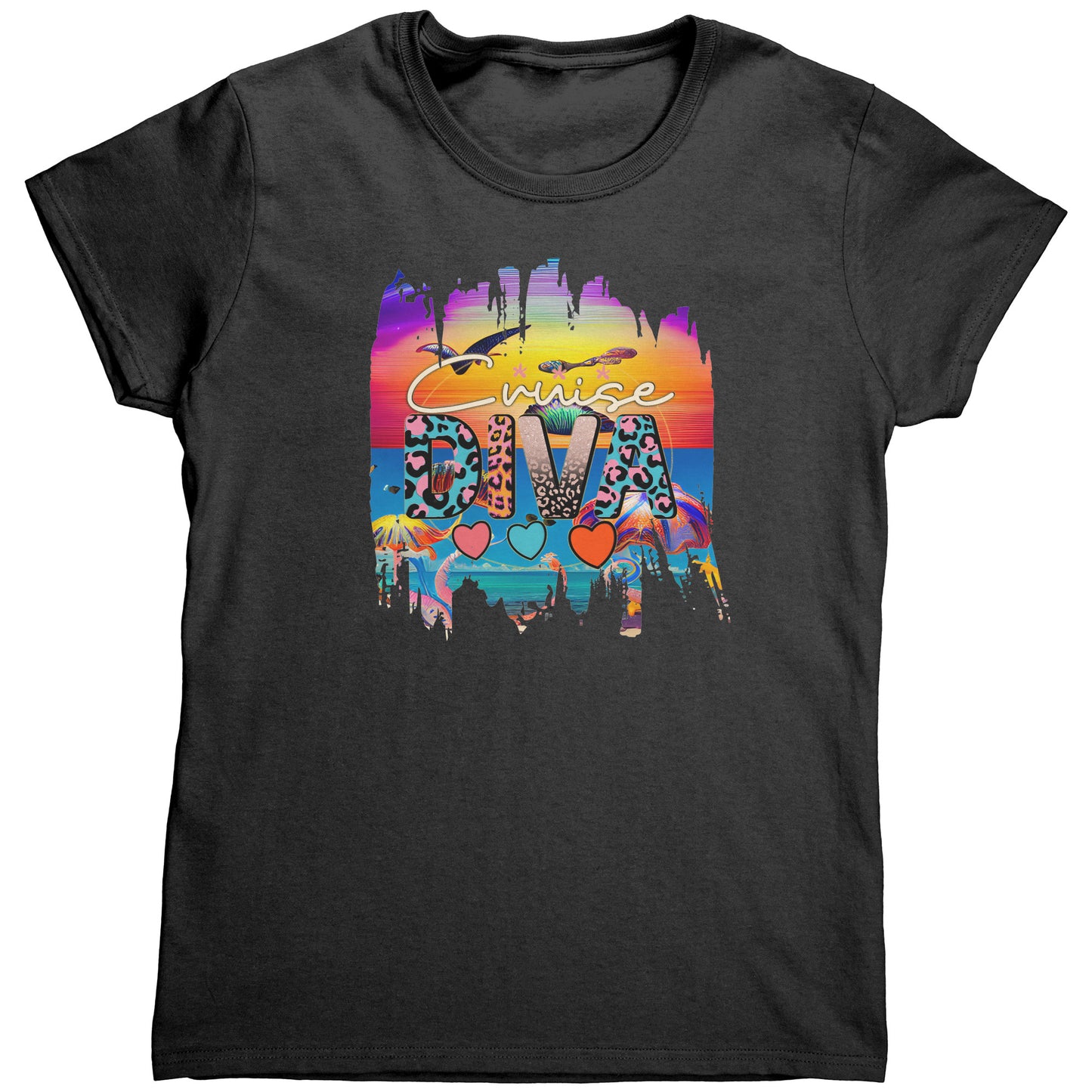 T Shirt Women's /Unisex- Cruise Diva