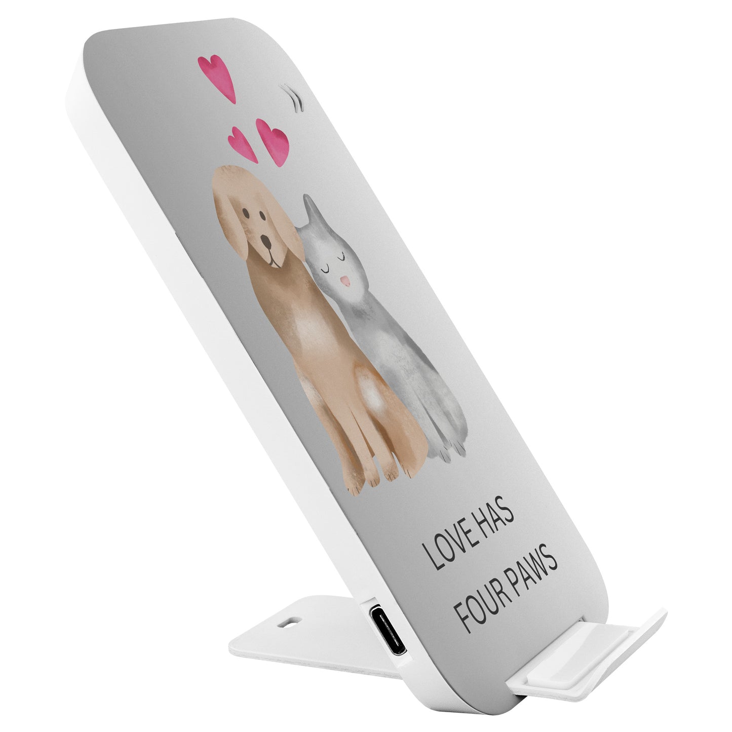 Wireless Charging stand- Love has four Paws