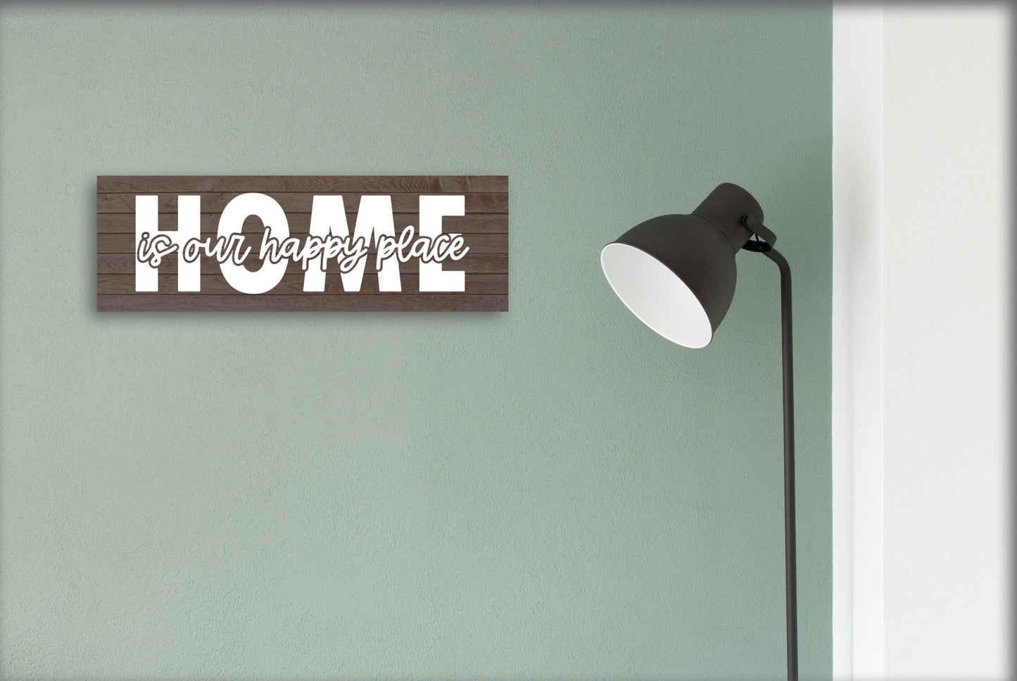 Wall Decor- Home is our happy place MDF sign