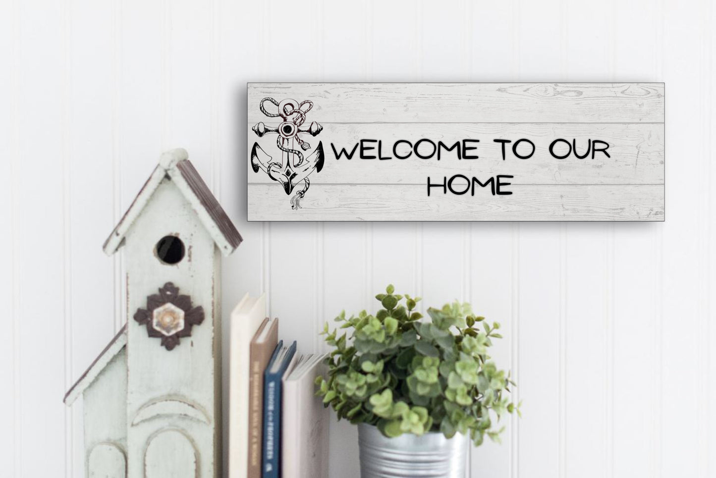 Welcome to our home MDF sign