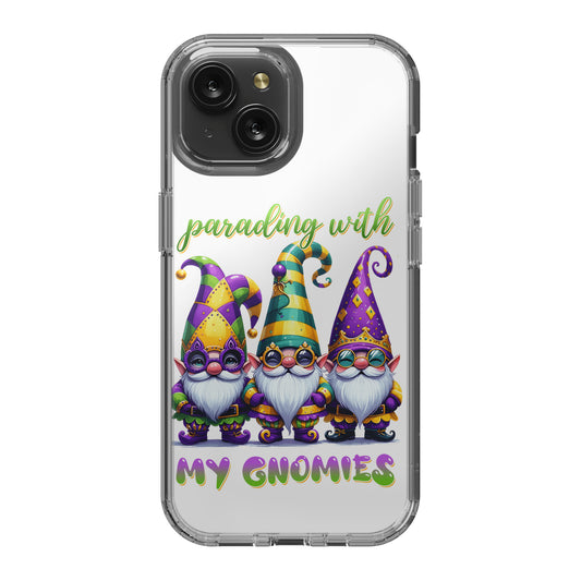 iPhone 15 case-Mardi Gras Gnomes