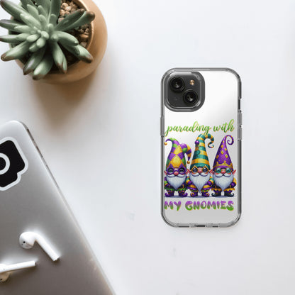 iPhone 15 case-Mardi Gras Gnomes